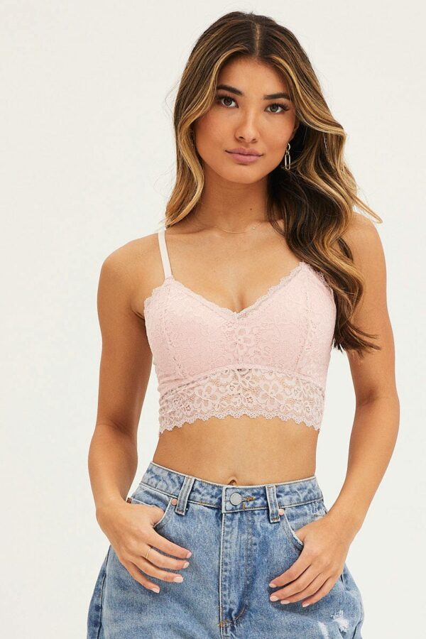 Pink Bralette Lace - Image 2
