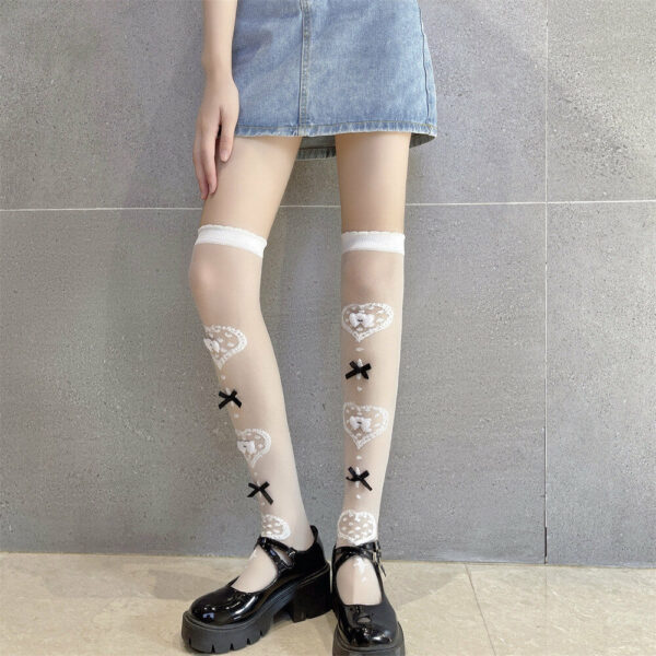Sweet lolita hearts stockings - Image 8