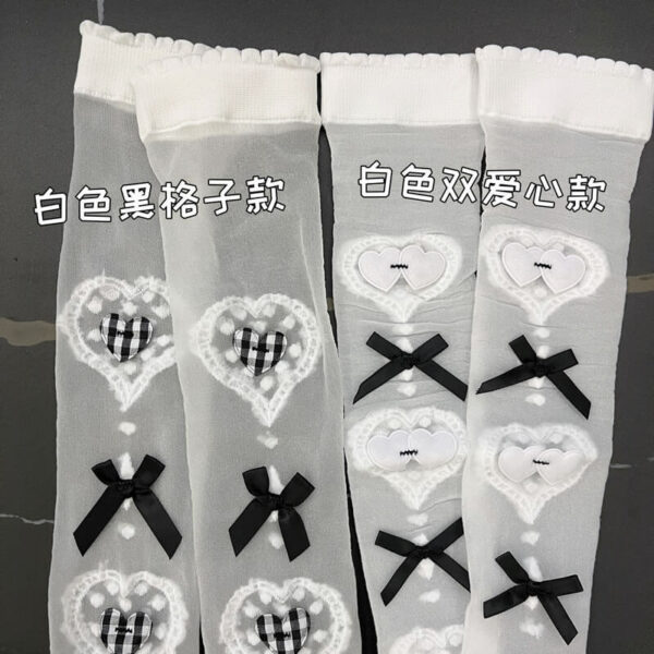 Sweet lolita hearts stockings - Image 6